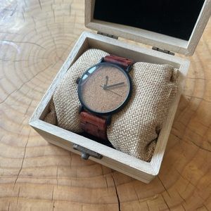 Wooden minimalist Watch